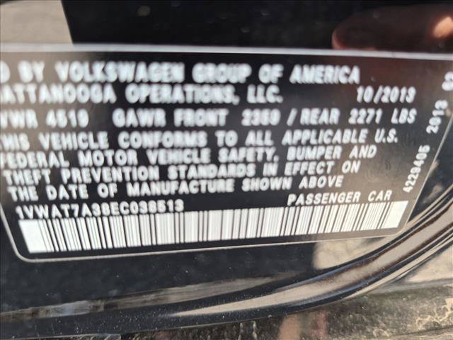 Used 2014 Volkswagen Passat 1.8T Wolfsburg Edition FWD image 13