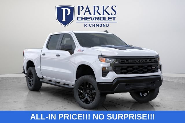 New 2026 Chevrolet Silverado 1500 Custom Trail Boss w/ Turbomax Blackout Package AWD/4WD image 2