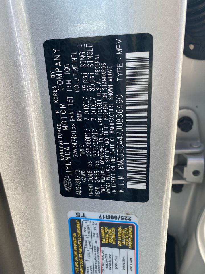 Used 2018 Hyundai Tucson SEL AWD/4WD image 16