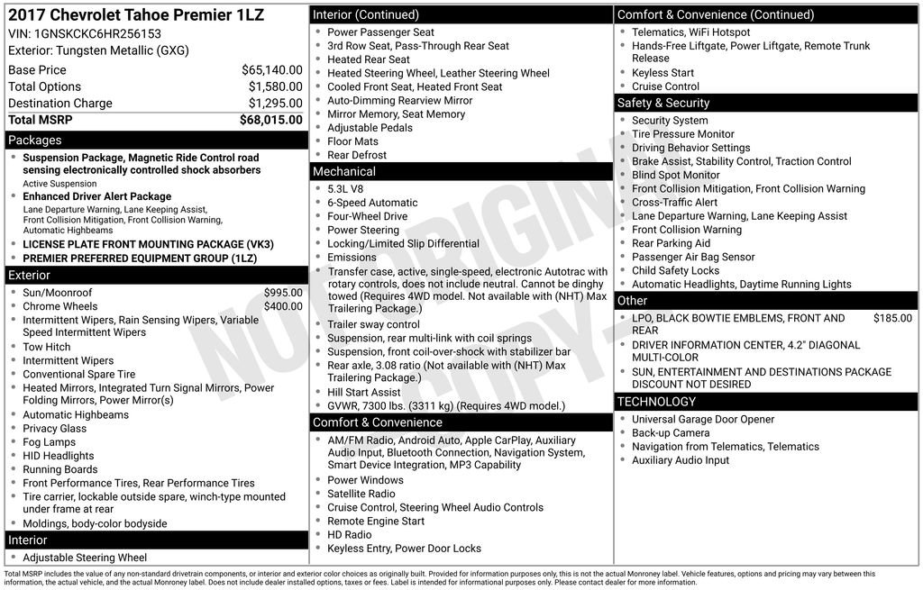 Used 2017 Chevrolet Tahoe Premier image 2