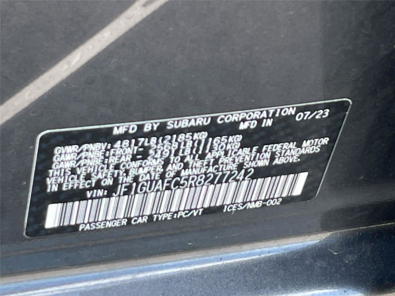 Certified 2024 Subaru Impreza 2.0i Sport AWD/4WD image 31