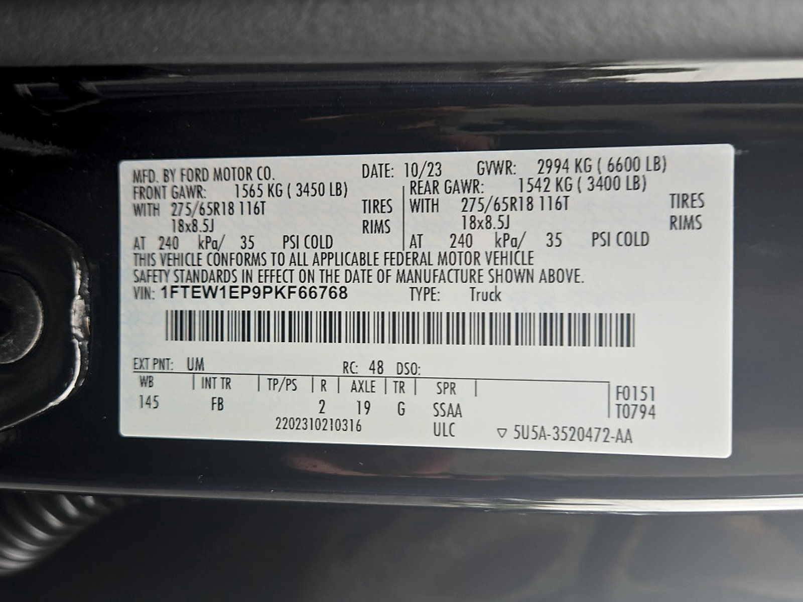 Certified 2023 Ford F150 XLT w/ Equipment Group 302A High AWD/4WD image 24