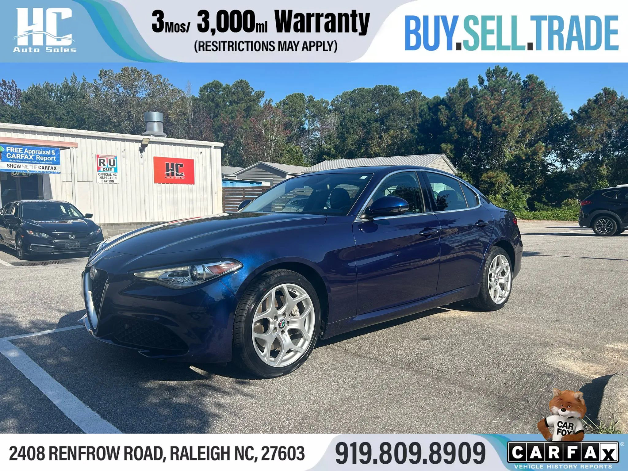 Used 2018 Alfa Romeo Giulia Ti