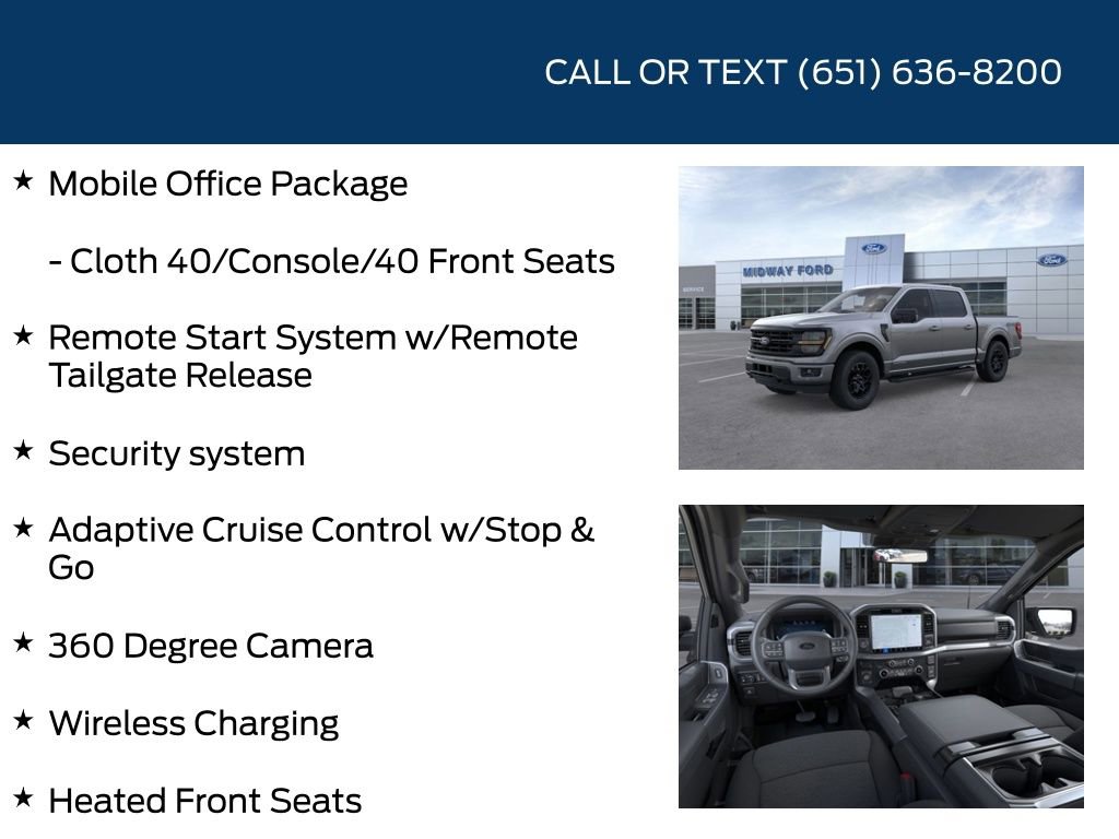 New 2025 Ford F150 XLT w/ Equipment Group 302A MID image 25