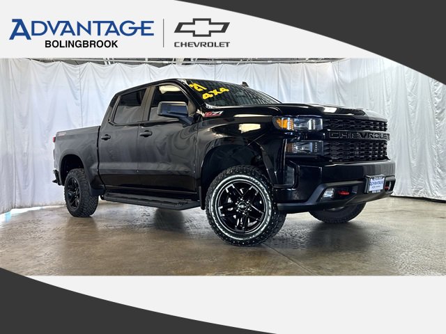 Certified 2021 Chevrolet Silverado 1500 Custom Trail Boss w/ LPO, Dark Essentials Package