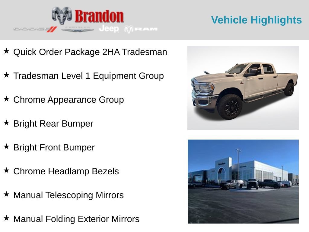 Used 2024 RAM 2500 Tradesman w/ Chrome Appearance Group AWD/4WD image 2