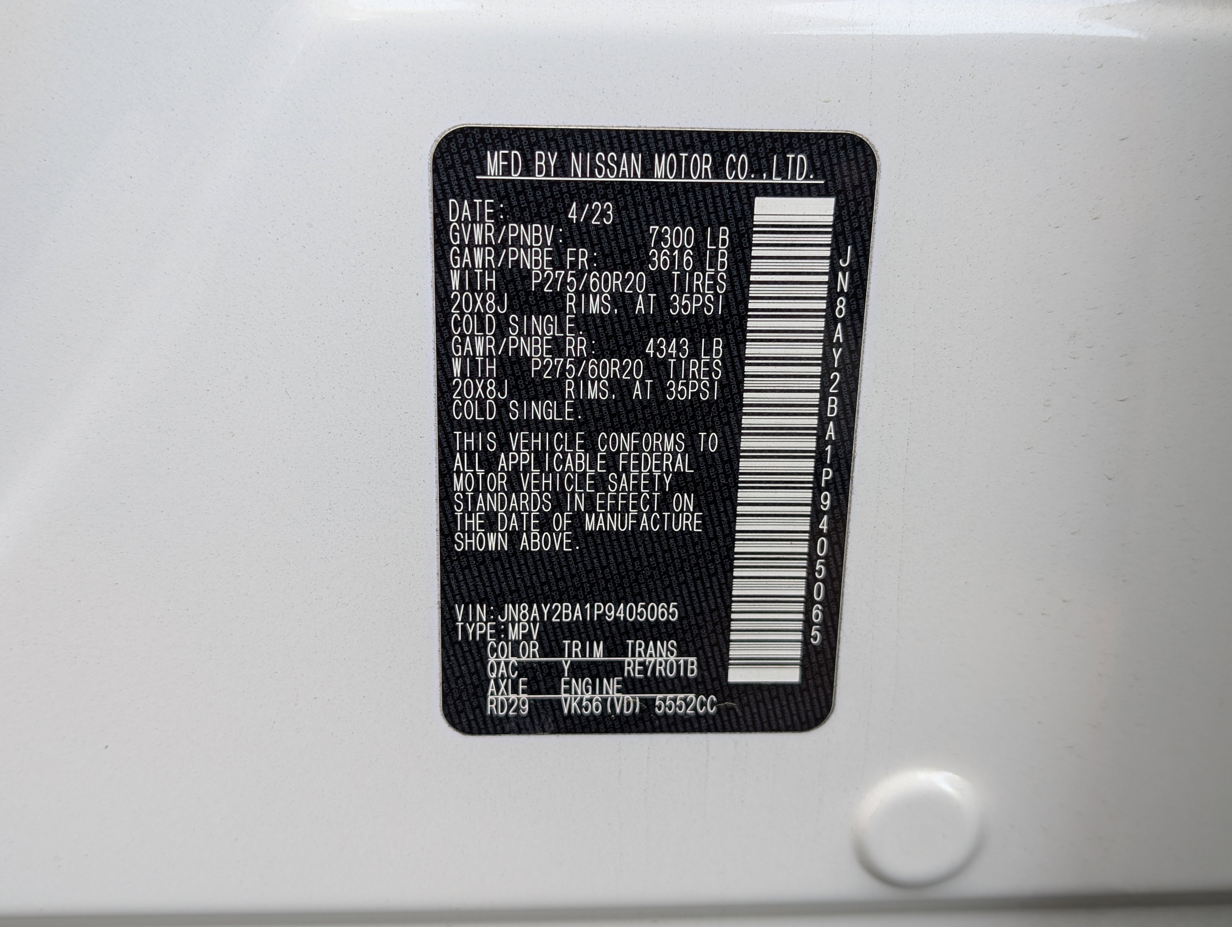 Used 2023 Nissan Armada SL w/ Midnight Edition Package image 40