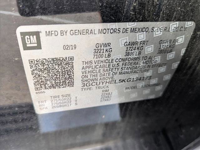 Used 2019 Chevrolet Silverado 1500 High Country w/ Technology Package image 15