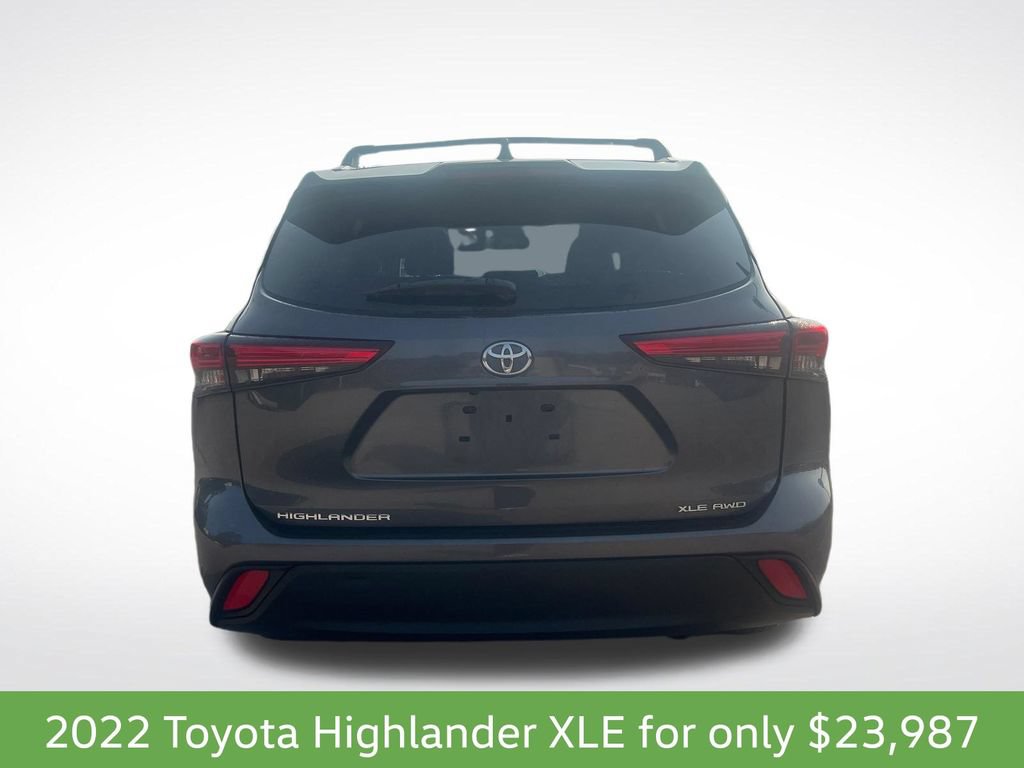 Used 2022 Toyota Highlander XLE AWD/4WD image 4