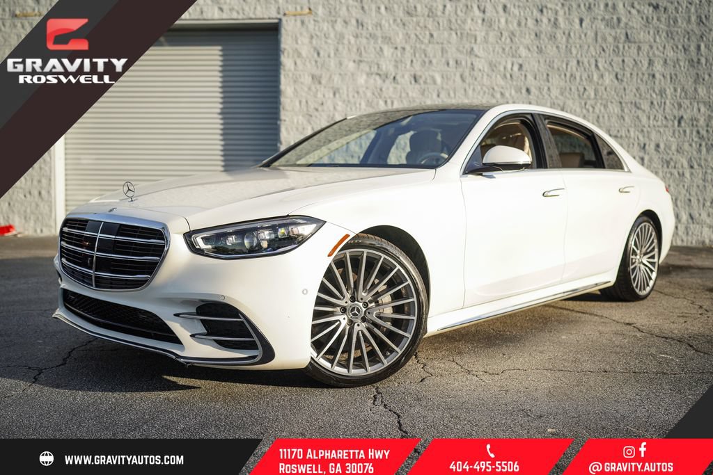 Used 2022 Mercedes-Benz S 500 4MATIC w/ AMG Line Package image 1