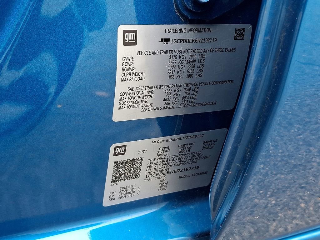 Used 2024 Chevrolet Silverado 1500 Custom w/ LPO, Dark Essentials Package image 25