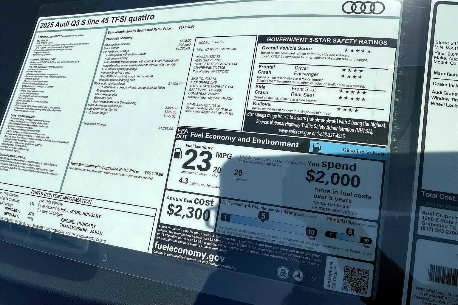 New 2025 Audi Q3 2.0T Premium image 19