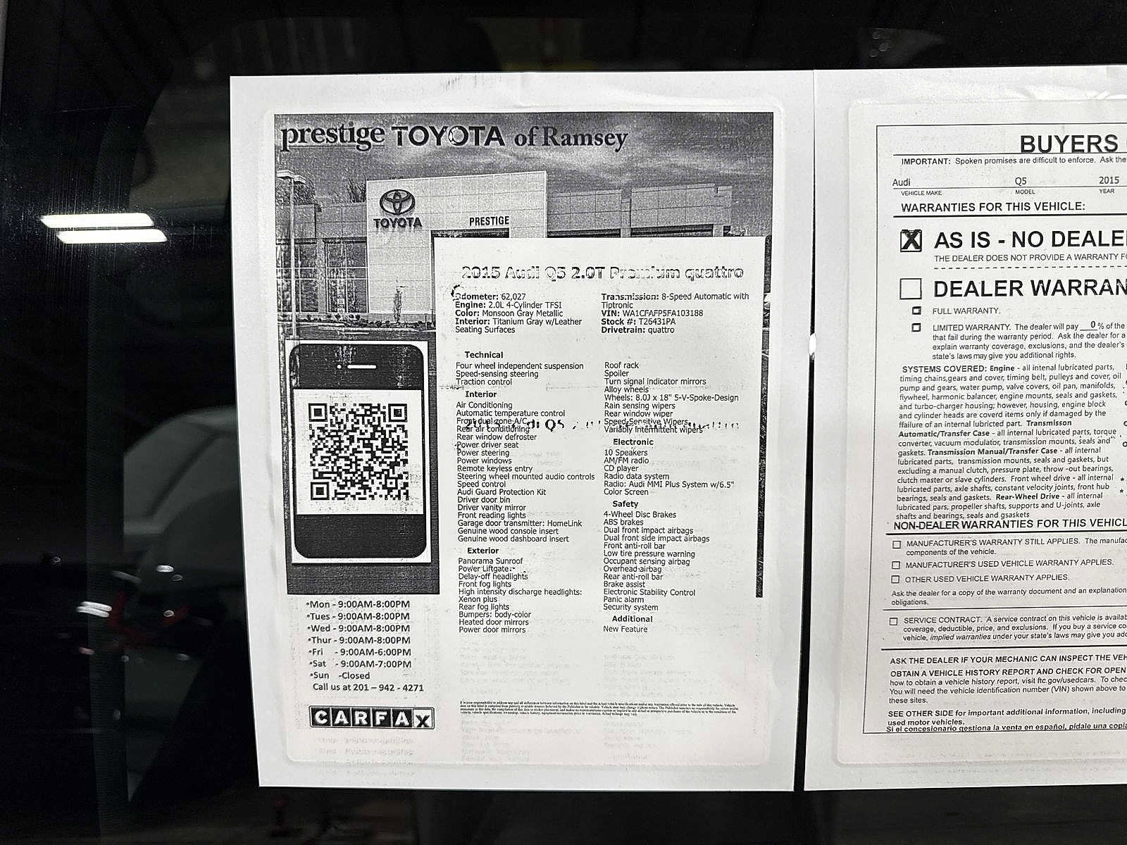 Used 2015 Audi Q5 2.0T Premium image 13