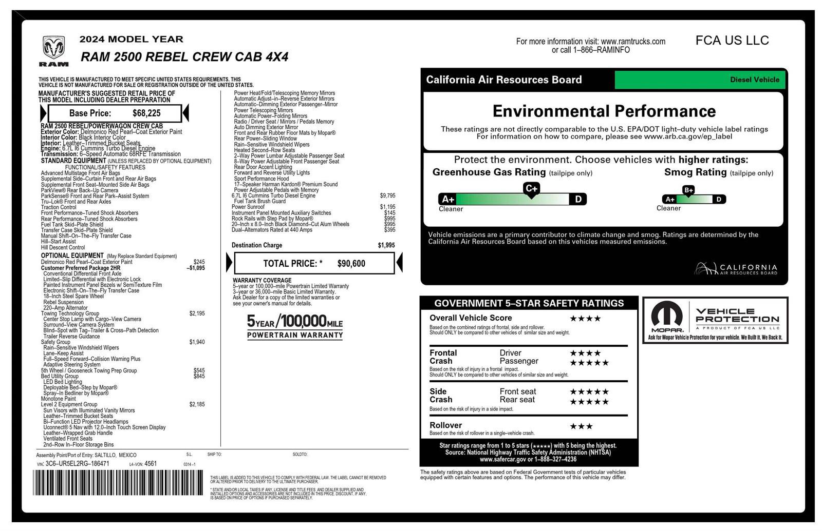 Used 2024 RAM 2500 Rebel w/ Safety Group AWD/4WD image 4