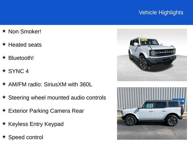 Used 2023 Ford Bronco Outer Banks AWD/4WD image 2