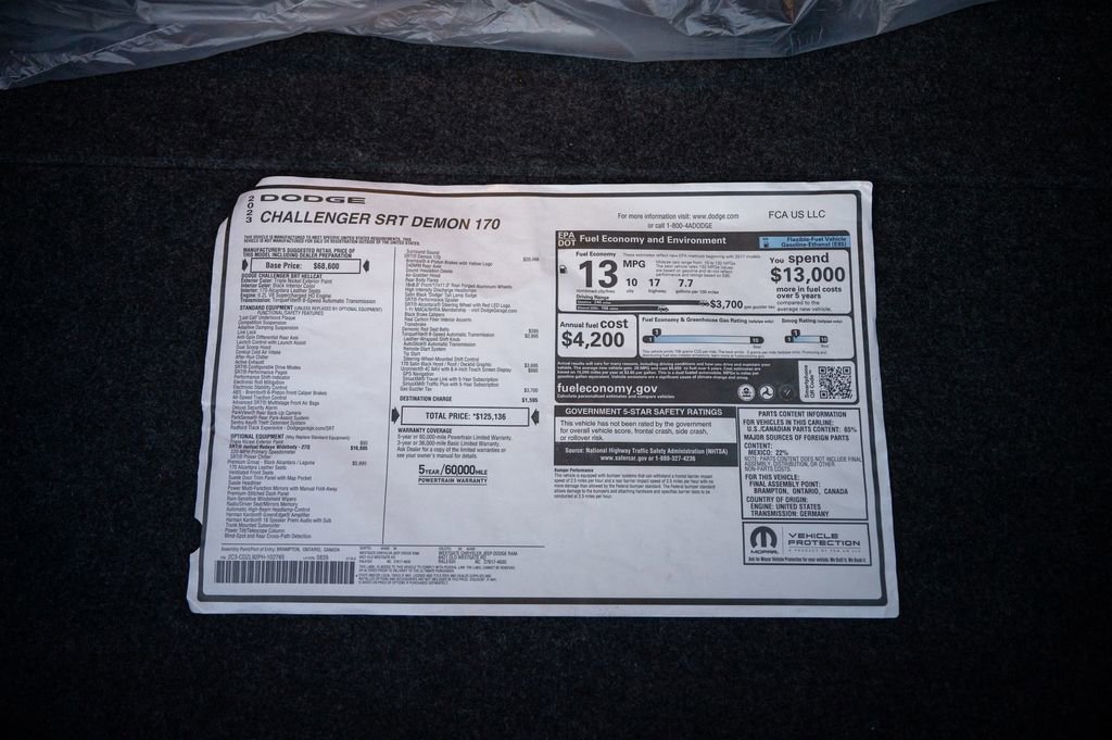 Used 2023 Dodge Challenger SRT Hellcat Redeye image 87