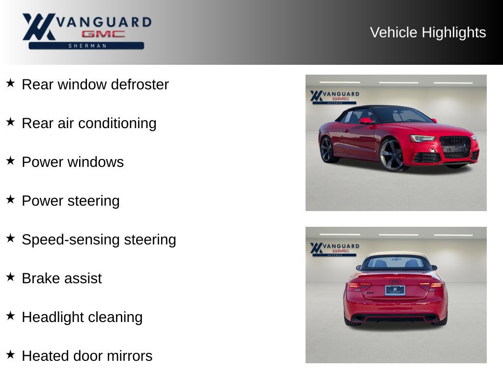 Used 2014 Audi RS 5 Cabriolet AWD/4WD image 11