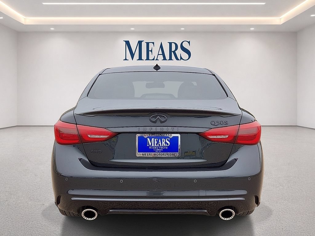 Used 2023 INFINITI Q50 Red Sport 400 w/ Black Opal Edition AWD/4WD image 4