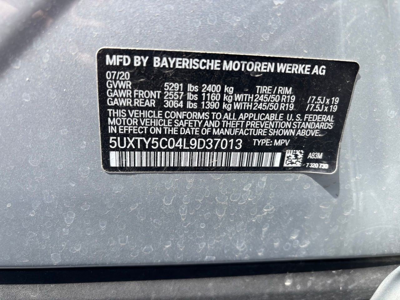 Used 2020 BMW X3 xDrive30i w/ Convenience Package AWD/4WD image 11