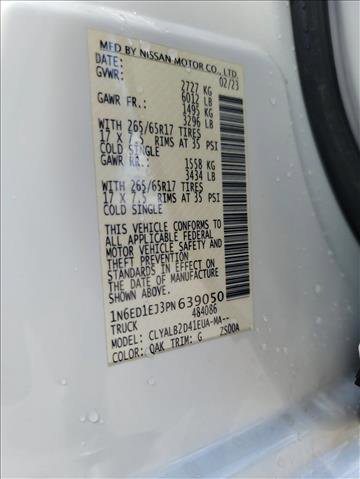 Used 2023 Nissan Frontier SV w/ Midnight Edition Package image 21