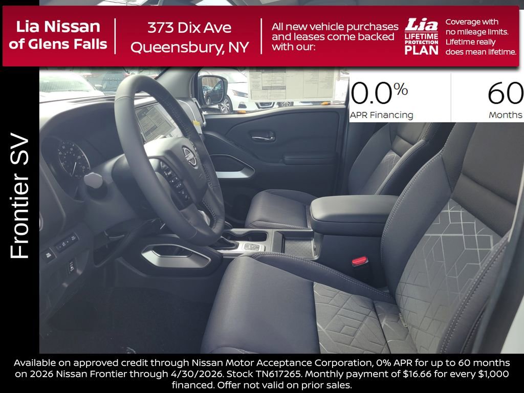New 2026 Nissan Frontier SV w/ SV Convenience Package image 13