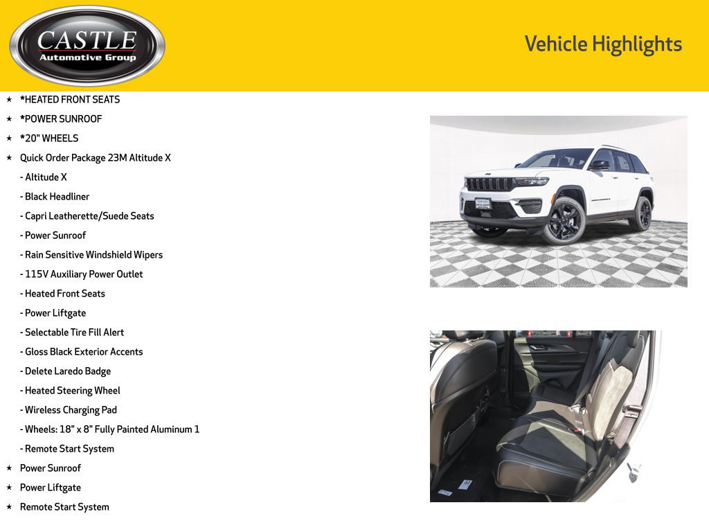 Used 2025 Jeep Grand Cherokee Altitude AWD/4WD image 4