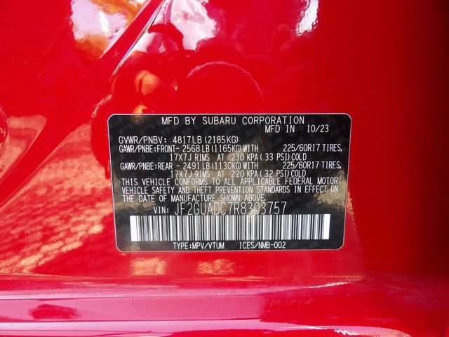 Certified 2024 Subaru Crosstrek 2.0i Premium image 27