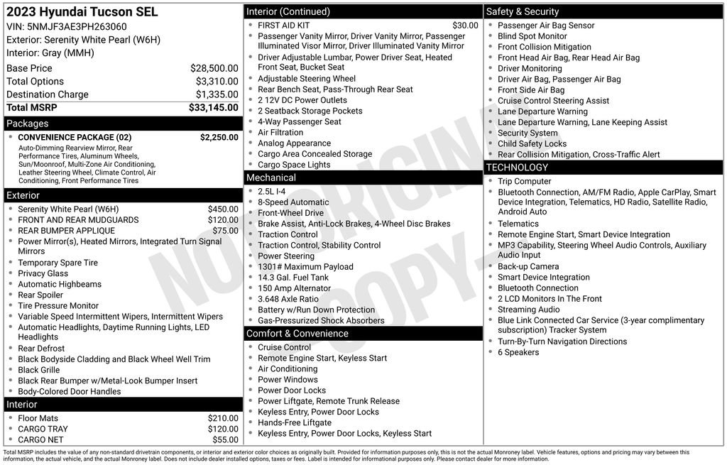 Used 2023 Hyundai Tucson SEL w/ Convenience Package FWD image 46