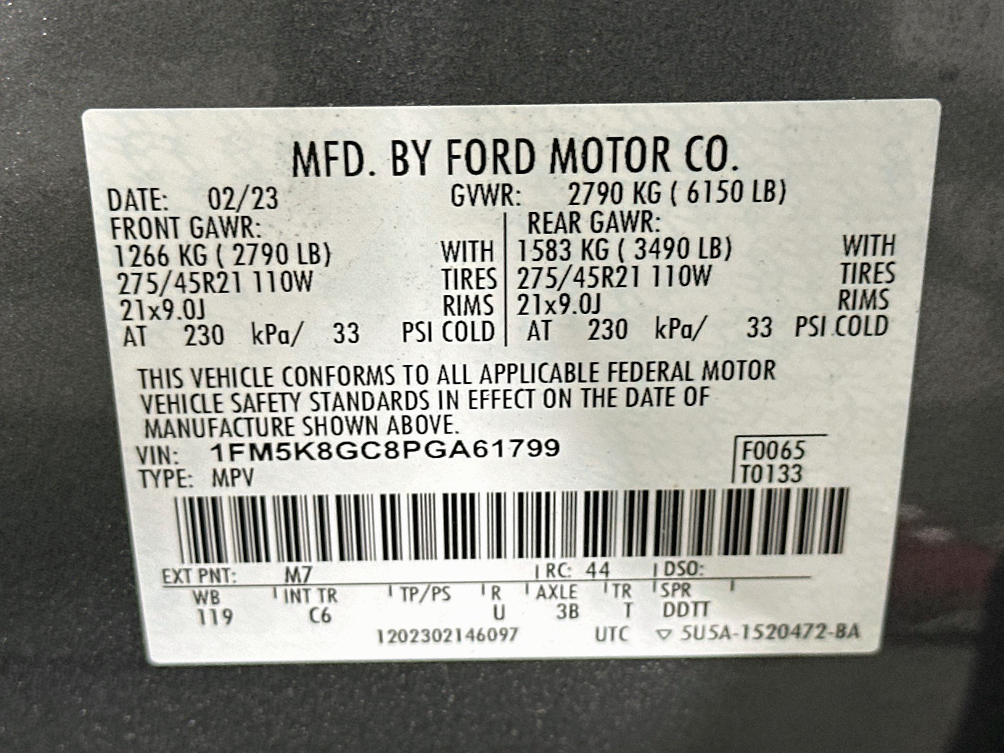 Used 2023 Ford Explorer ST w/ Equipment Group 401A AWD/4WD image 12