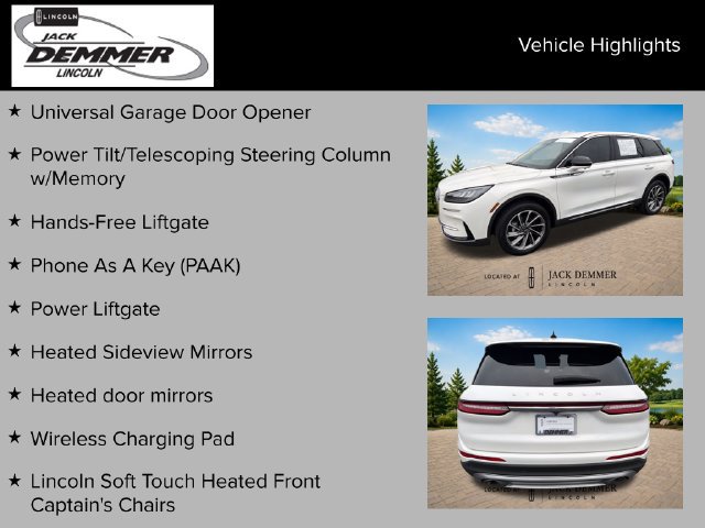 Certified 2024 Lincoln Corsair AWD w/ Equipment Group 101A image 26