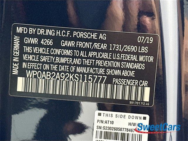 Used 2019 Porsche 911 Carrera GTS image 52