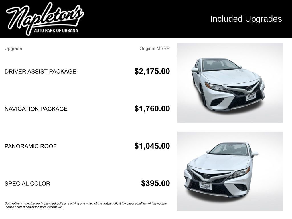 Used 2019 Toyota Camry XSE w/ Driver Assist Package image 2