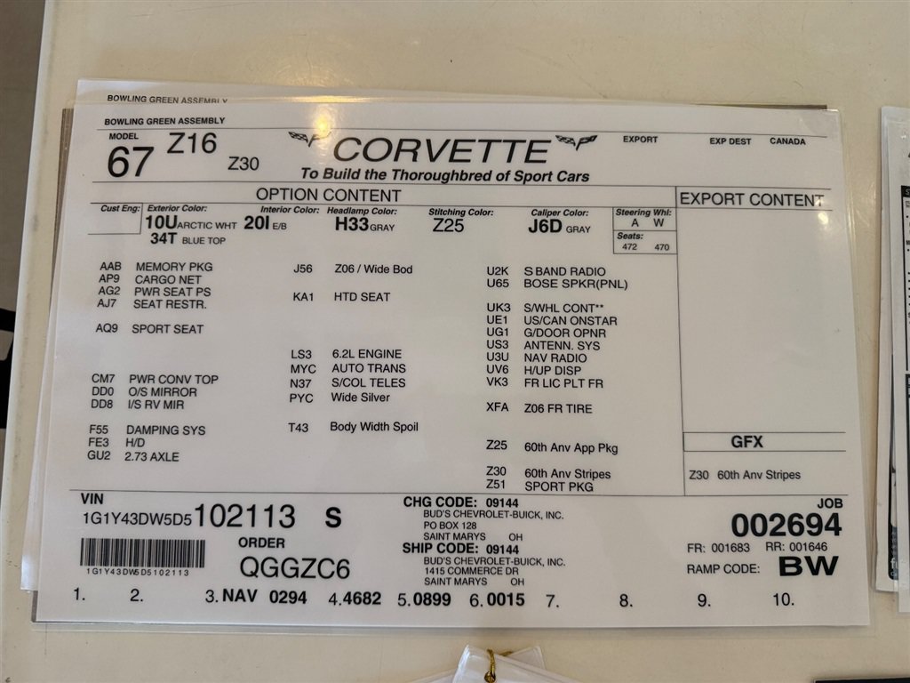 Used 2013 Chevrolet Corvette Grand Sport w/ 4LT Preferred Equipment Group RWD image 72
