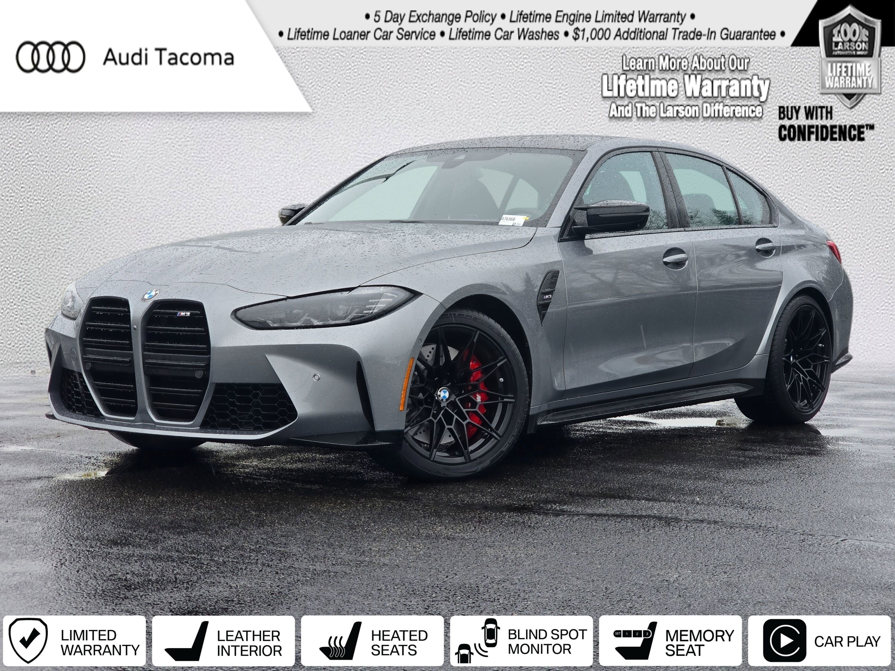 Used 2024 BMW M3 w/ Parking Assistance Package image 1