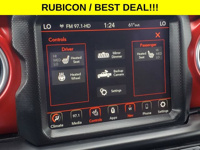 Used 2023 Jeep Gladiator Rubicon w/ LED Lighting Group AWD/4WD image 21
