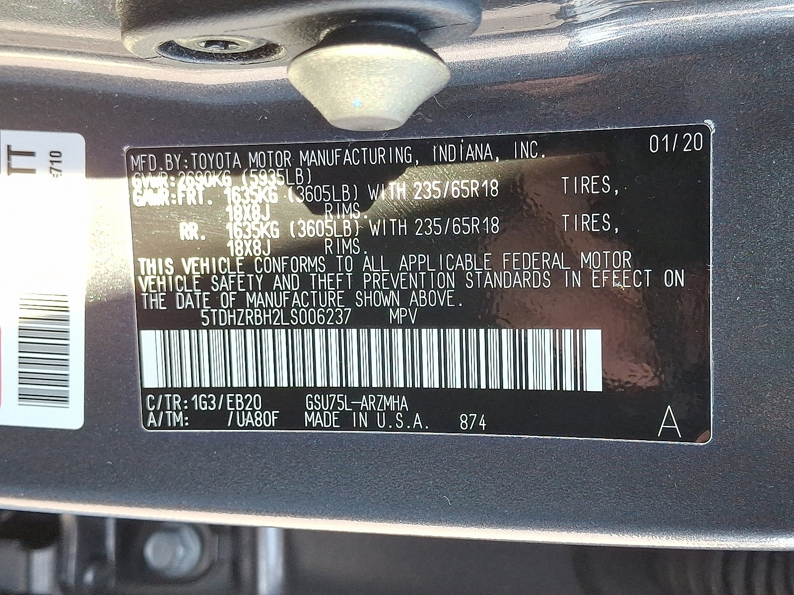 Used 2020 Toyota Highlander XLE image 28