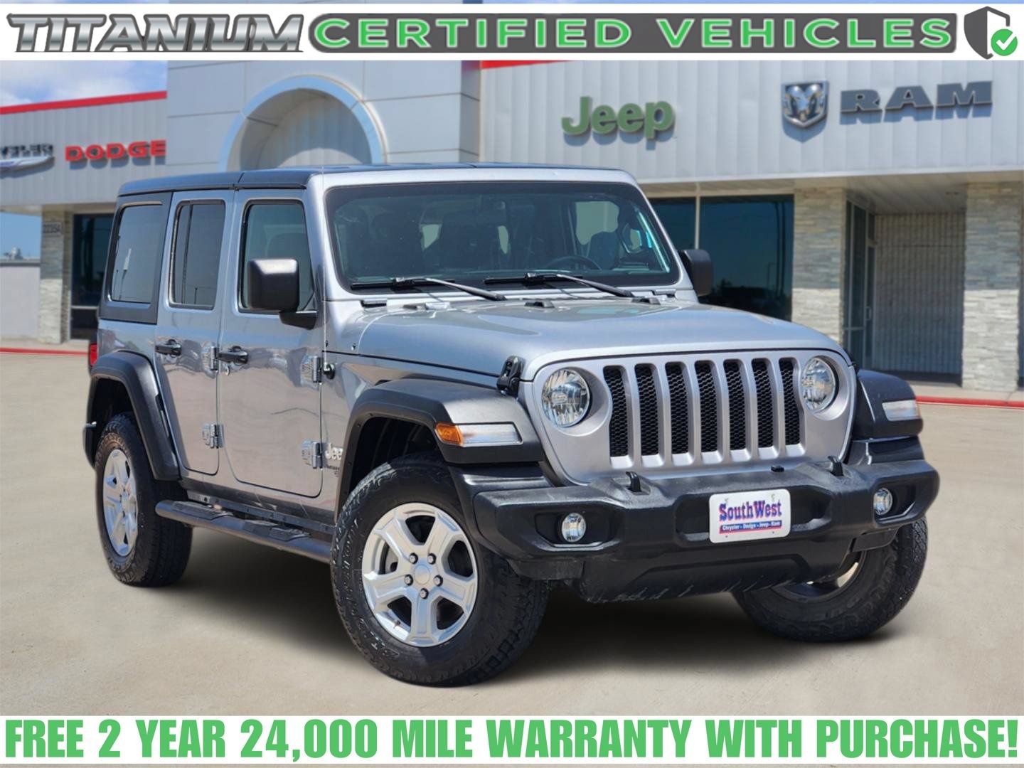 Used 2018 Jeep Wrangler Unlimited Sport S