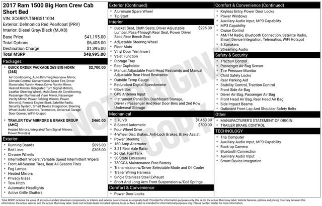 Used 2017 RAM 1500 Big Horn image 28