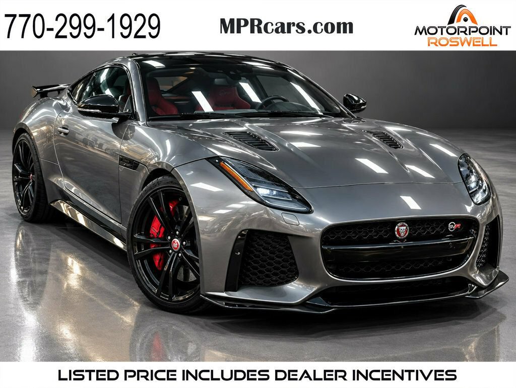 Used 2018 Jaguar F-TYPE SVR AWD/4WD image 1