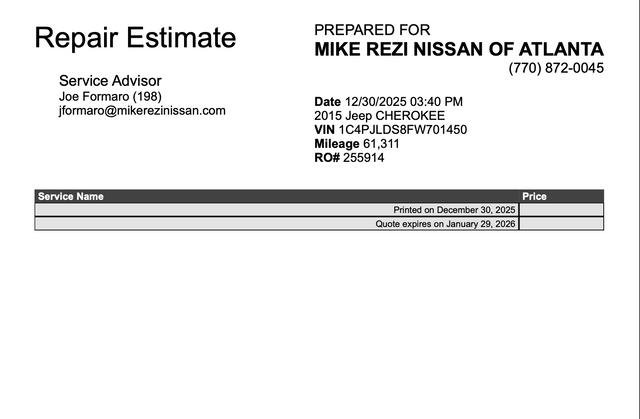 Used 2015 Jeep Cherokee Limited w/ Luxury Group image 4