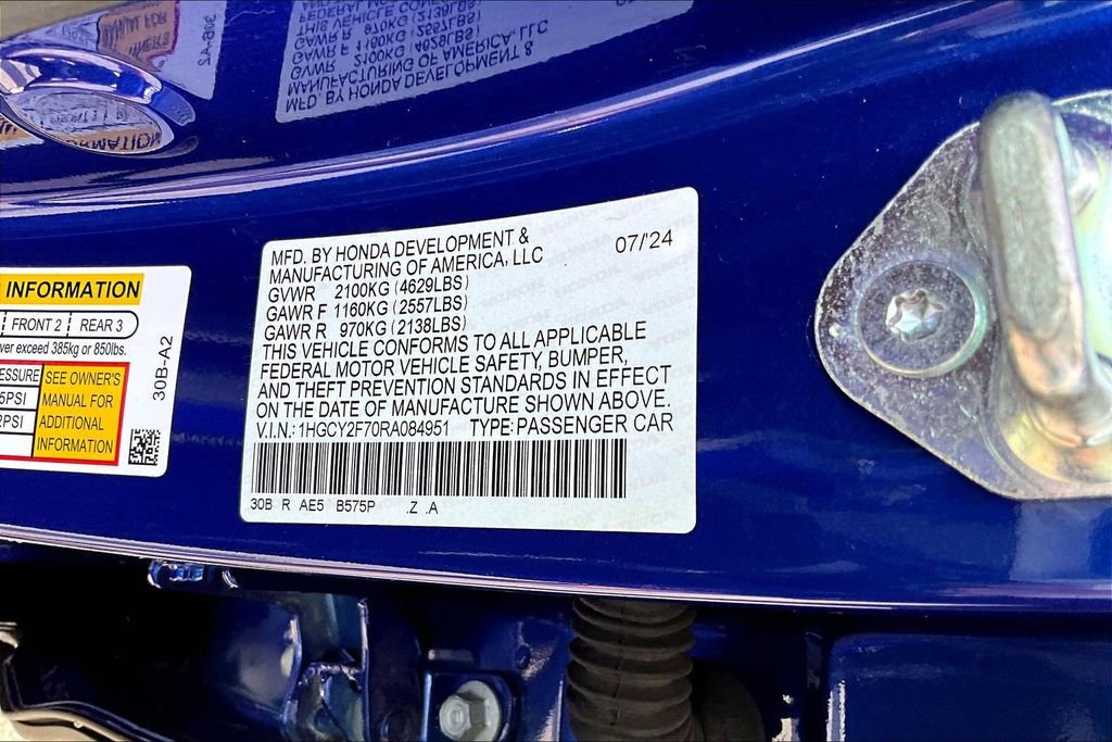 Certified 2024 Honda Accord Sport image 14