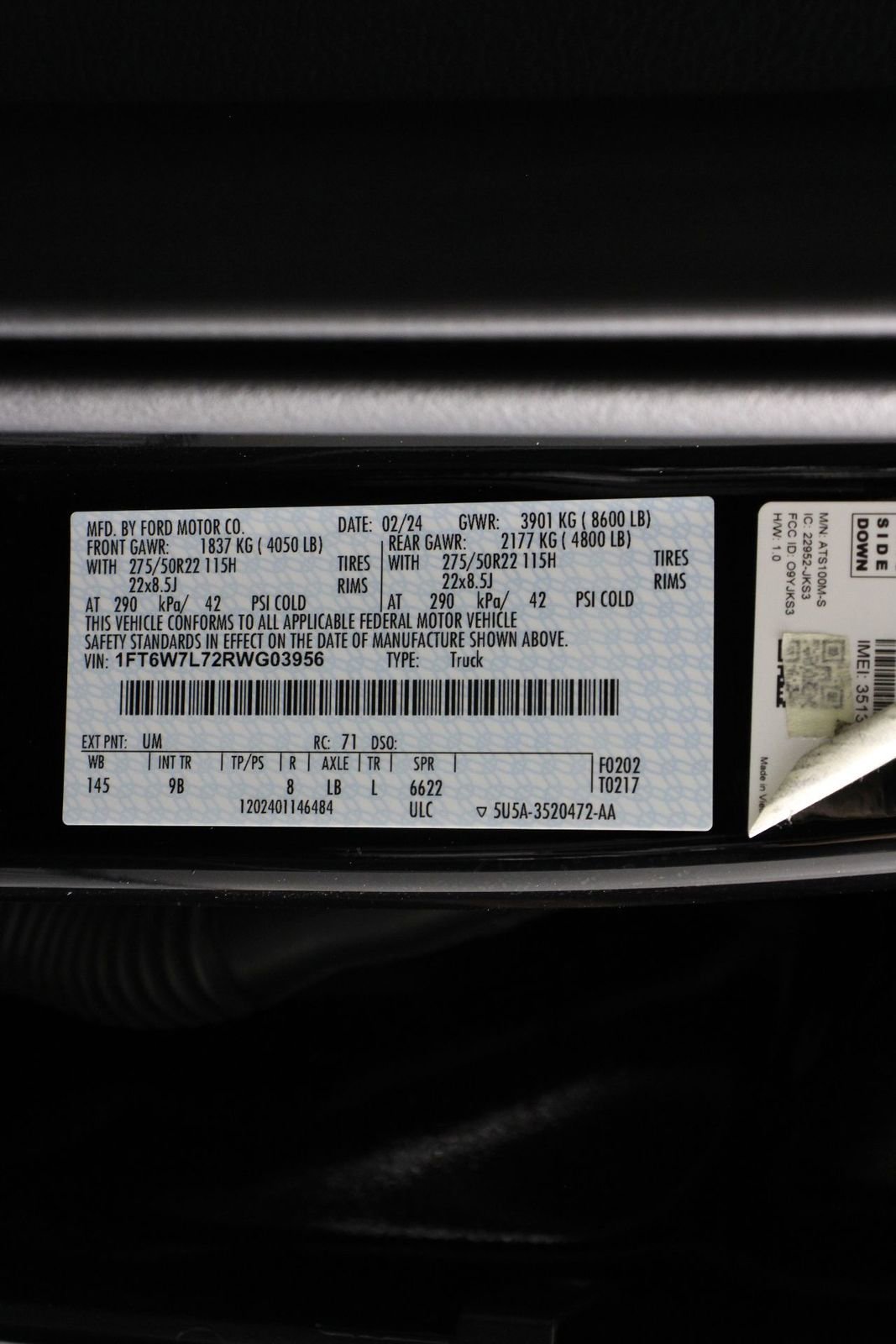 Used 2024 Ford F150 Lightning Platinum AWD/4WD image 16