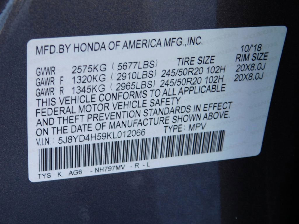 Used 2019 Acura MDX SH-AWD w/ Technology Package image 29