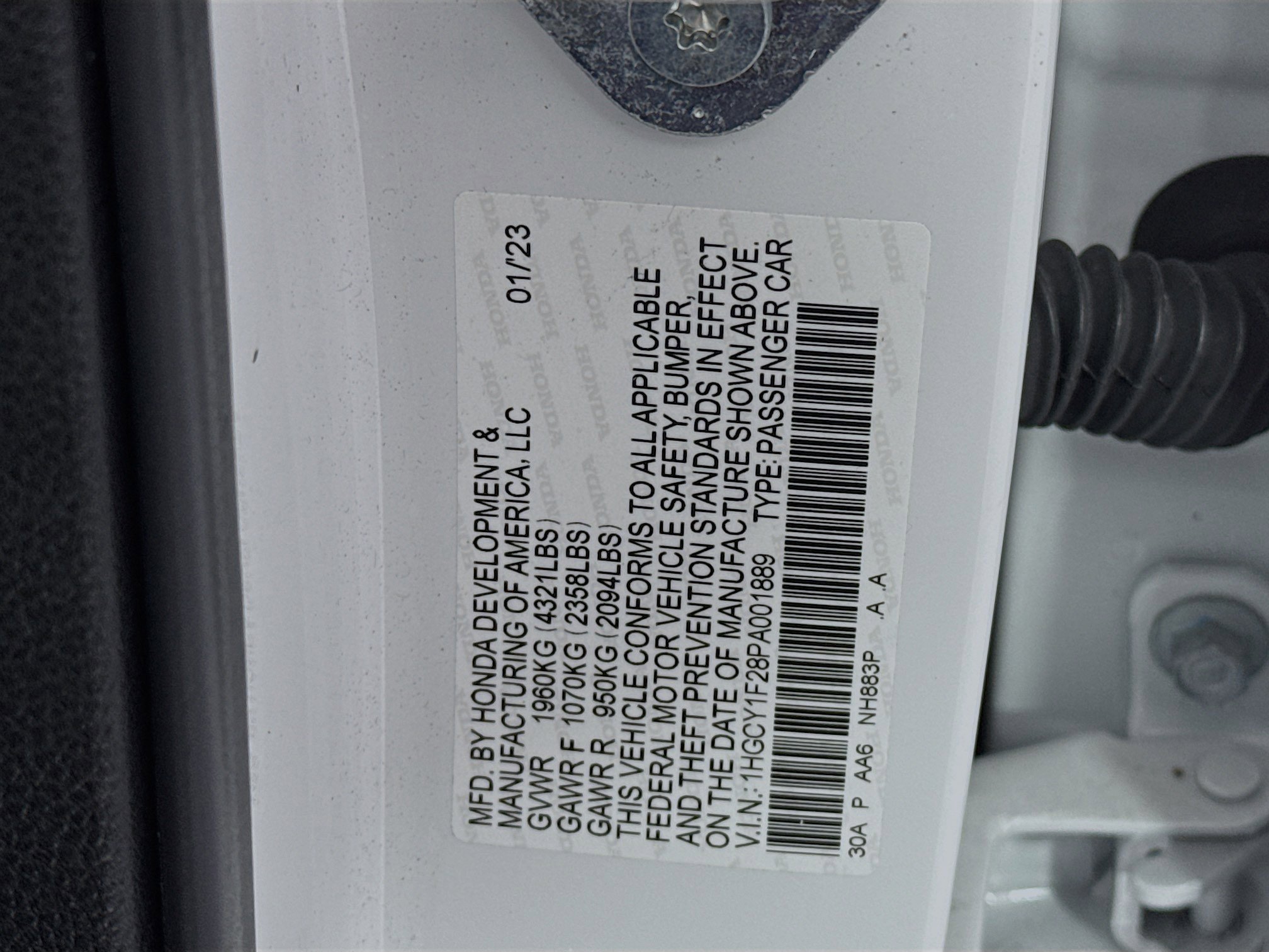 Certified 2023 Honda Accord LX image 29