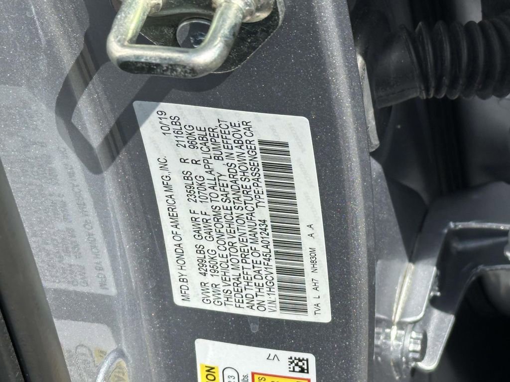 Certified 2020 Honda Accord EX image 17