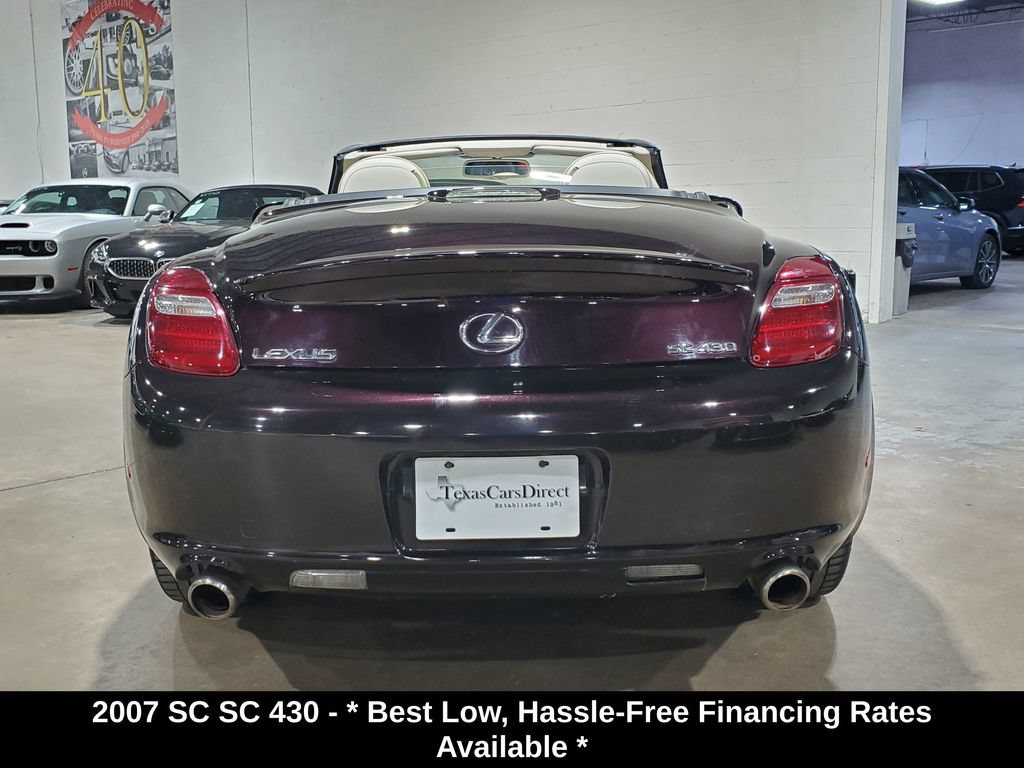 Used 2007 Lexus SC 430 Convertible RWD image 11