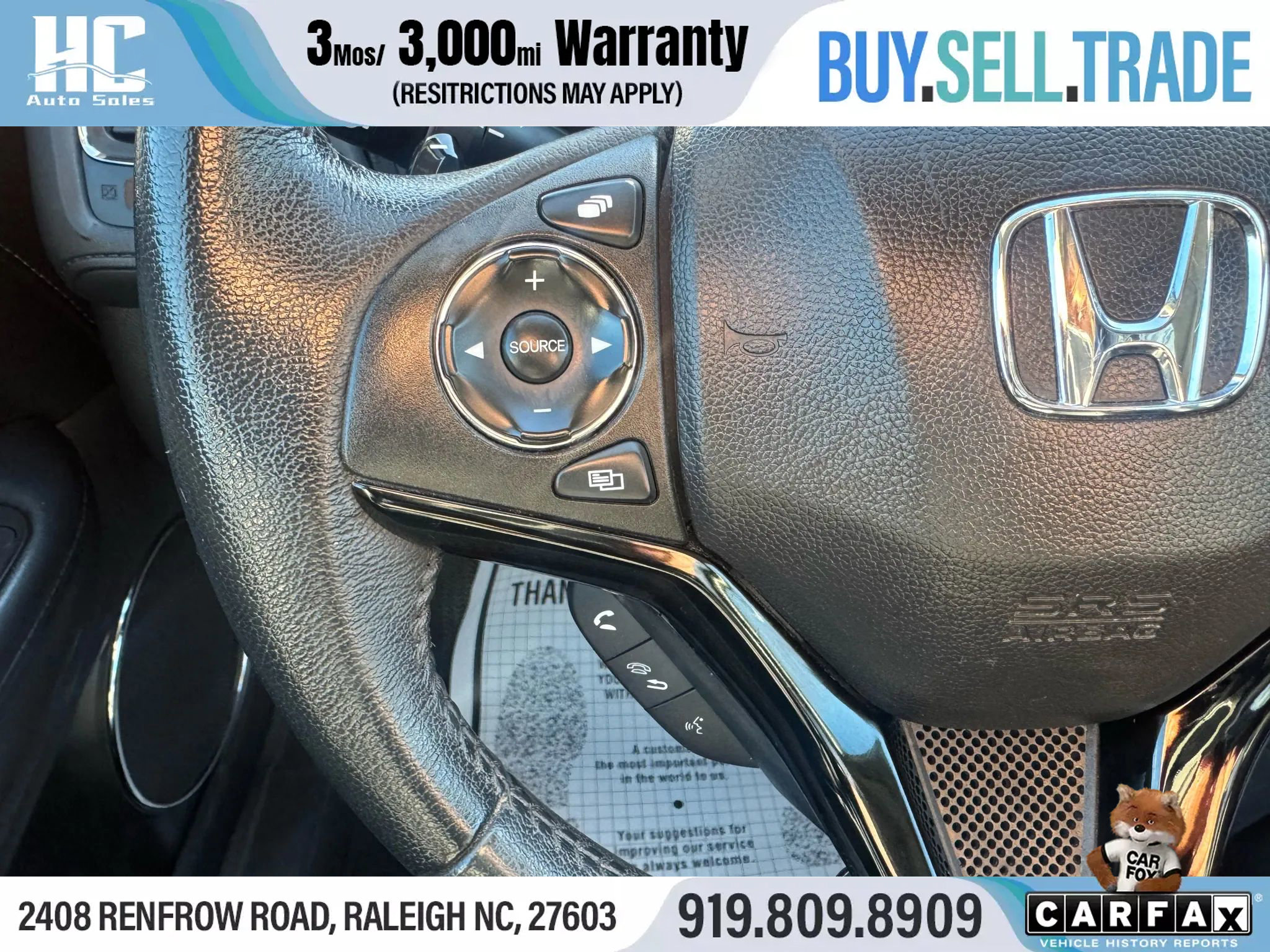 Used 2016 Honda HR-V EX-L image 27