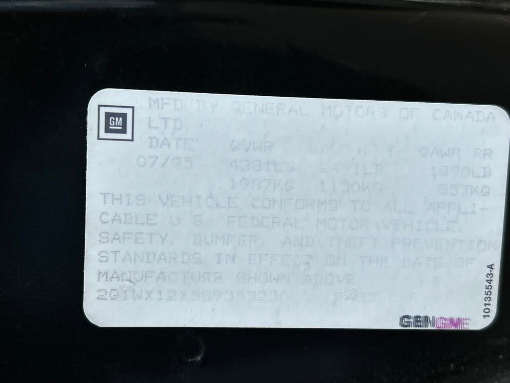 Used 1995 Chevrolet Monte Carlo Z34 FWD image 33