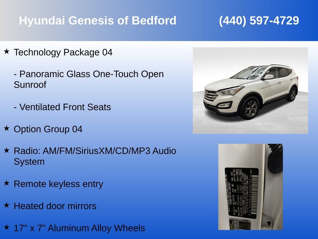 Used 2016 Hyundai Santa Fe Sport w/ Option Group 04 FWD image 14