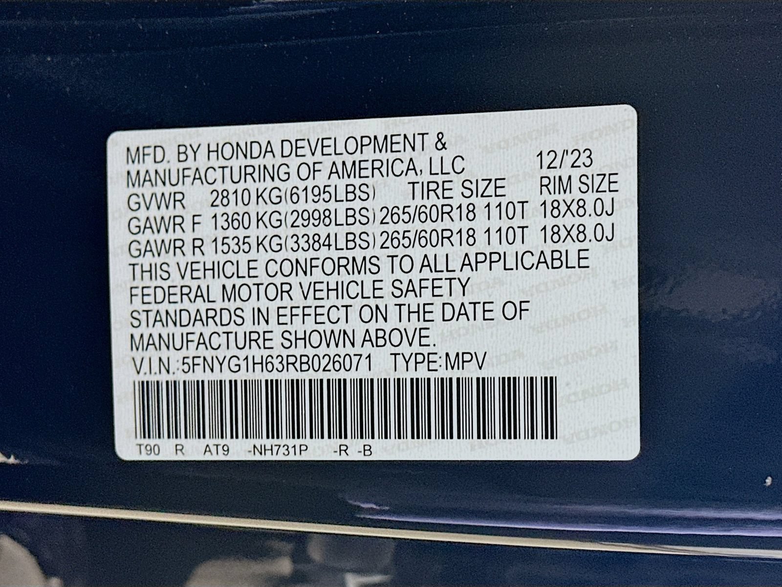 Used 2024 Honda Pilot TrailSport image 49